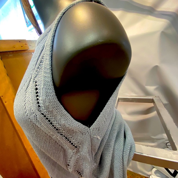 Soft Baby Blue Pastel Colour Knit Sweater - Picture 13 of 13